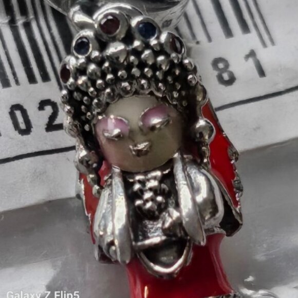 Authentic PANDORA SS *CHINA EXCLUSIVE* Peking Opera Dangle 799387C01 - Picture 10 of 13